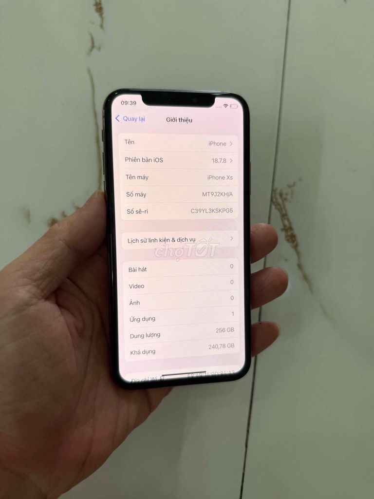 Bán Iphone XS QT 256g còn face thay màn Gx đẹp. Mua bán Điện thoại tại Quận Hà Đông Hà Nội được đăng bởi Mạnh Mobile hình 1