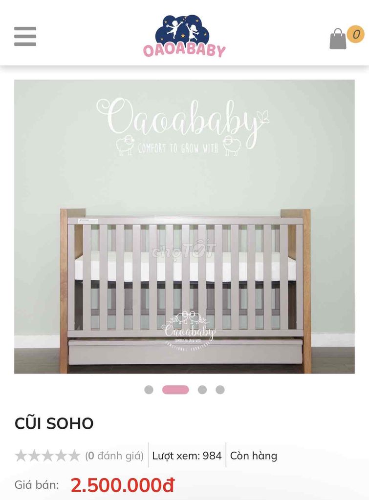 Cũi Soho và nệm