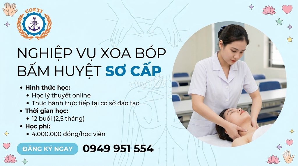 Khóa học Xoa bóp bấm huyệt sơ cấp. Dịch vụ tại Quận Bình Thạnh Tp Hồ Chí Minh được đăng bởi Hà Uyên Nguyễn hình 1
