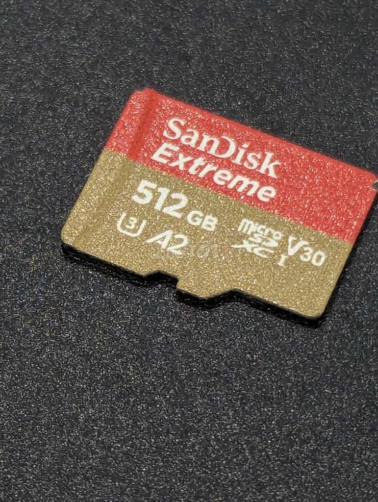 Thẻ nhớ Sandisk Extreme microSDXC 512GB U3 A2 V30. Mua bán Phụ kiện (Màn hình, Chuột...) tại Quận Cẩm Lệ Đà Nẵng được đăng bởi TÙNG NGUYỄN hình 1