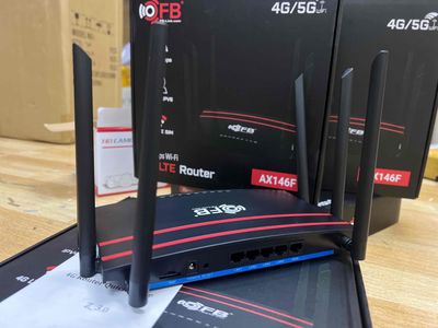 Router sử dụng sim 4G/5G phát wifi 6 anten