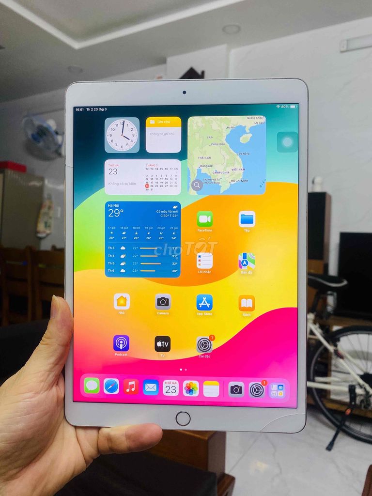iPad Pro 10.5 inch 4/64G, zin full cn, nứt kính. Mua bán Máy tính bảng tại Quận Tân Bình Tp Hồ Chí Minh được đăng bởi ANH ĐỨC Store hình 1