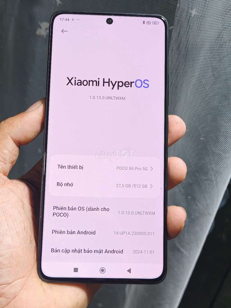 Xiaomi POCO X6 Pro 5G 512GB Đen. Mua bán Điện thoại tại Quận Nam Từ Liêm Hà Nội được đăng bởi Hoàng Đông hình 1