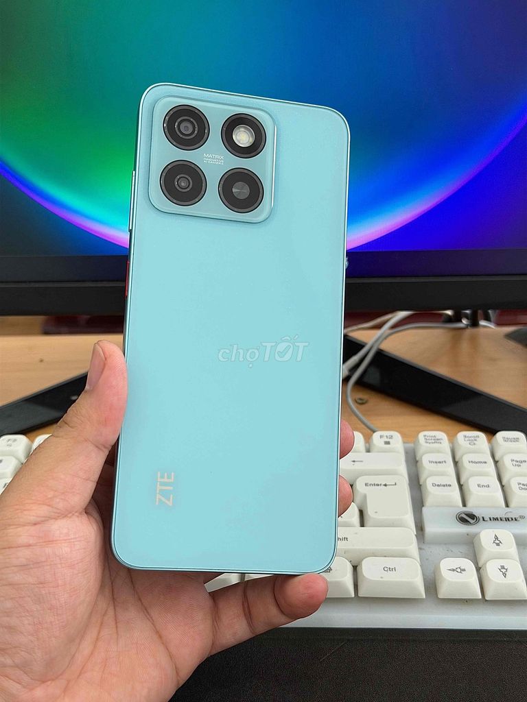 ZTE Blade A55 64GB Xanh. Mua bán Điện thoại tại Quận Ninh Kiều Cần Thơ được đăng bởi Cầm Đồ Tấn Lợi hình 1