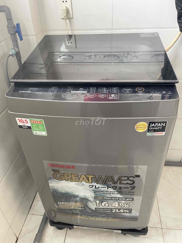 Máy giặt Toshiba 10.5kg. Mua bán Máy giặt tại Huyện Bình Chánh Tp Hồ Chí Minh được đăng bởi Cậu Ba hình 1
