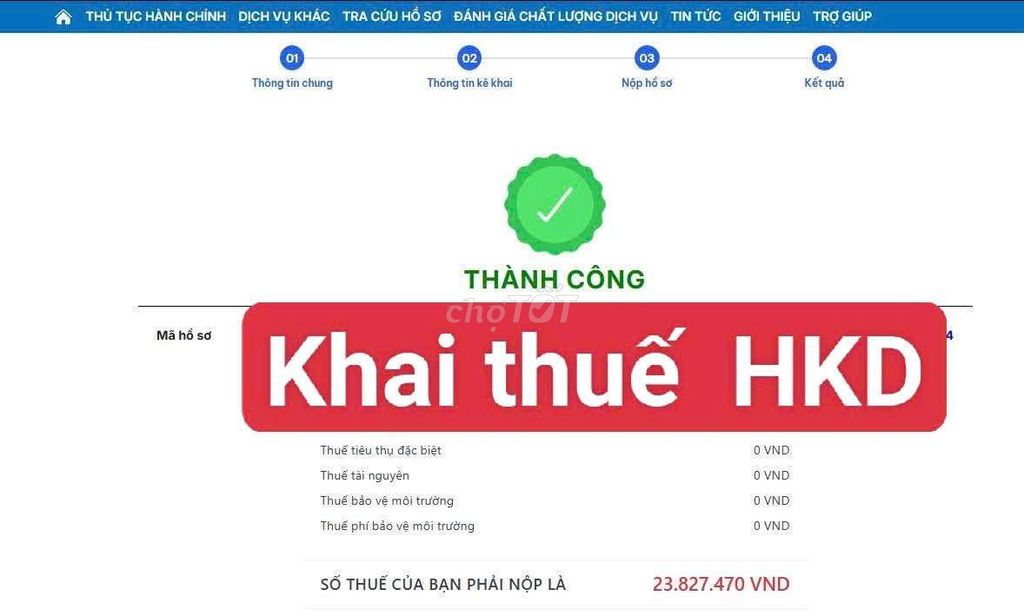 Dịch vụ kế toán Kê khai thuế Hộ kinh doanh. Dịch vụ tại Quận Bình Thạnh Tp Hồ Chí Minh được đăng bởi Quỳnh hình 1
