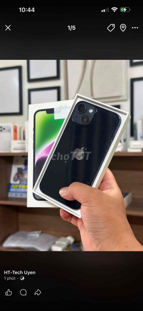 Apple iPhone 14 128GB Đen Đã sử dụng. Mua bán Điện thoại tại Thành phố Biên Hòa Đồng Nai được đăng bởi Uyên Phạm hình 1