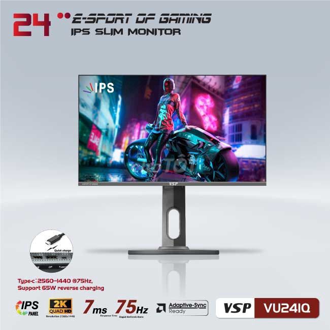 Màn hình phẳng VSP 24inch 2K eSport Gaming