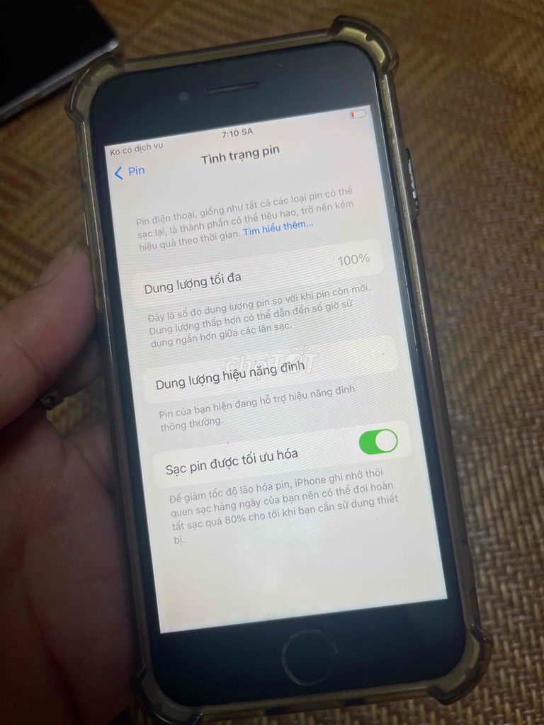 Apple iPhone 7 32GB Đen fix quốc tế ko cần ghép. Mua bán Điện thoại tại Quận Thanh Xuân Hà Nội được đăng bởi Anh Đức hình 1