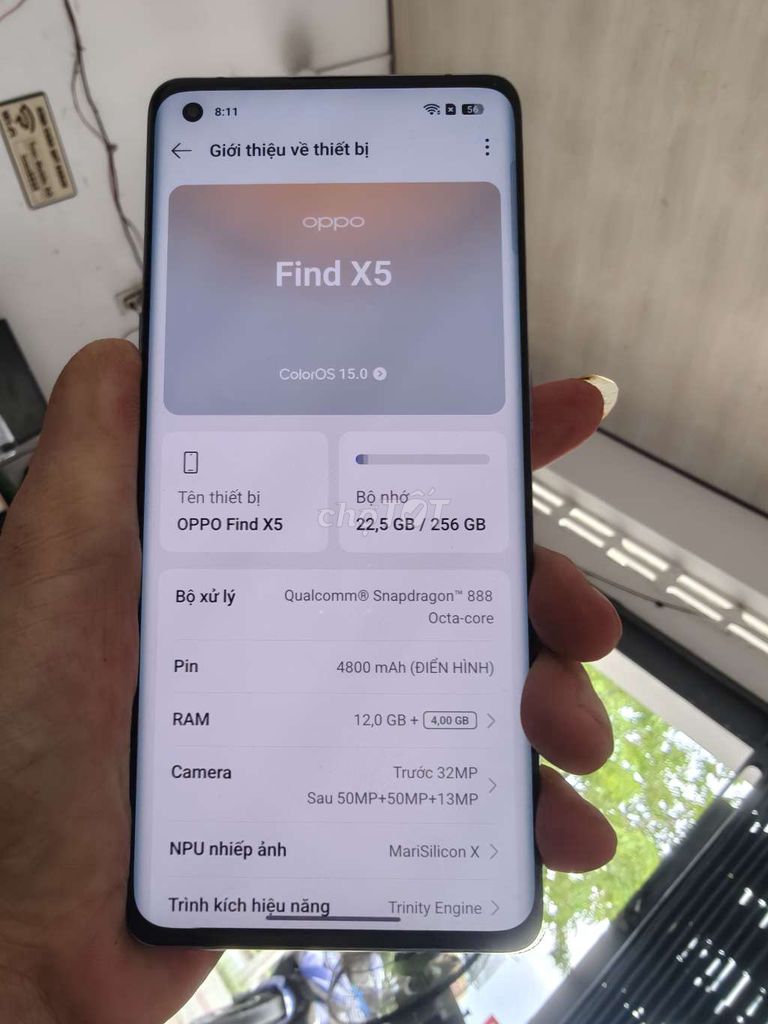 Oppo Find X5 12GB/256GB. Mua bán Điện thoại tại Thành phố Bến Tre Bến Tre được đăng bởi Từ Tuấn Bến Tre hình 1