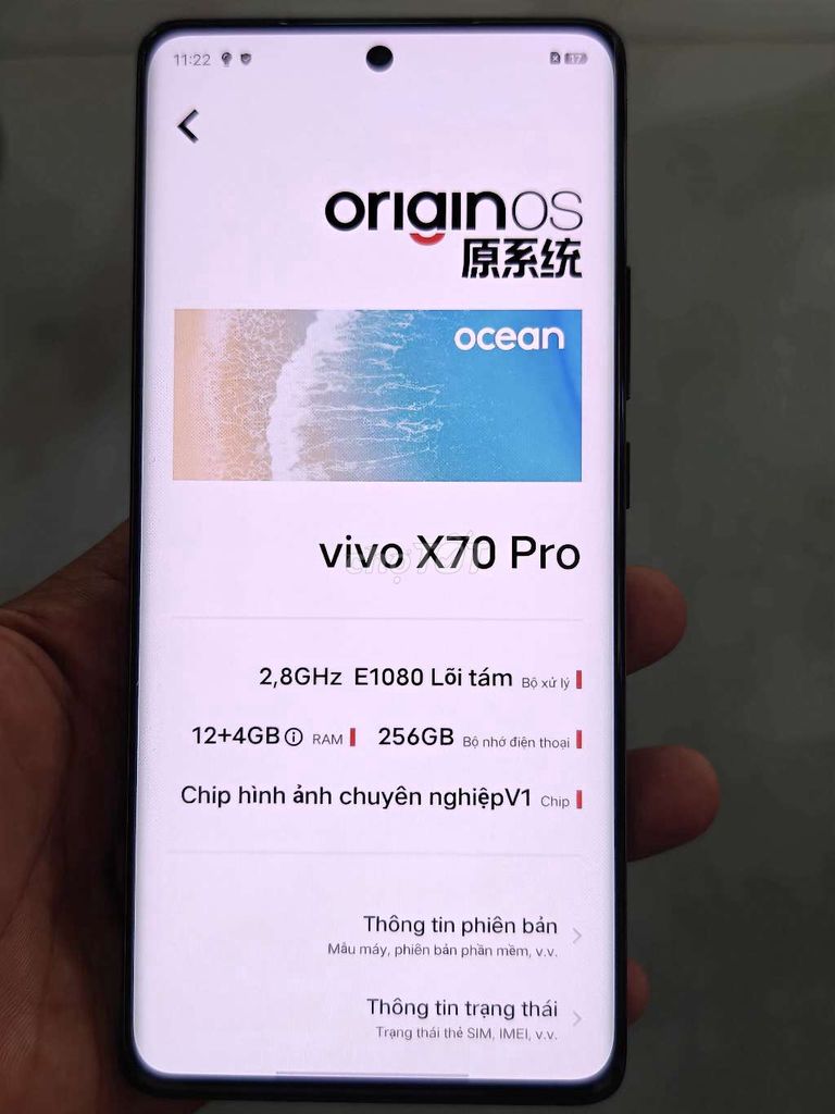 Vivo X70 pro. Ram 12/256. Chip exnoys 1080