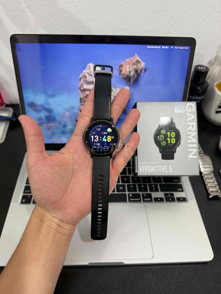 Garmin Vivoactive5  Hàng FPT Bh 05/2027. Mua bán Thiết bị đeo thông minh tại Quận Thanh Xuân Hà Nội được đăng bởi Mạnh Garmin hình 1