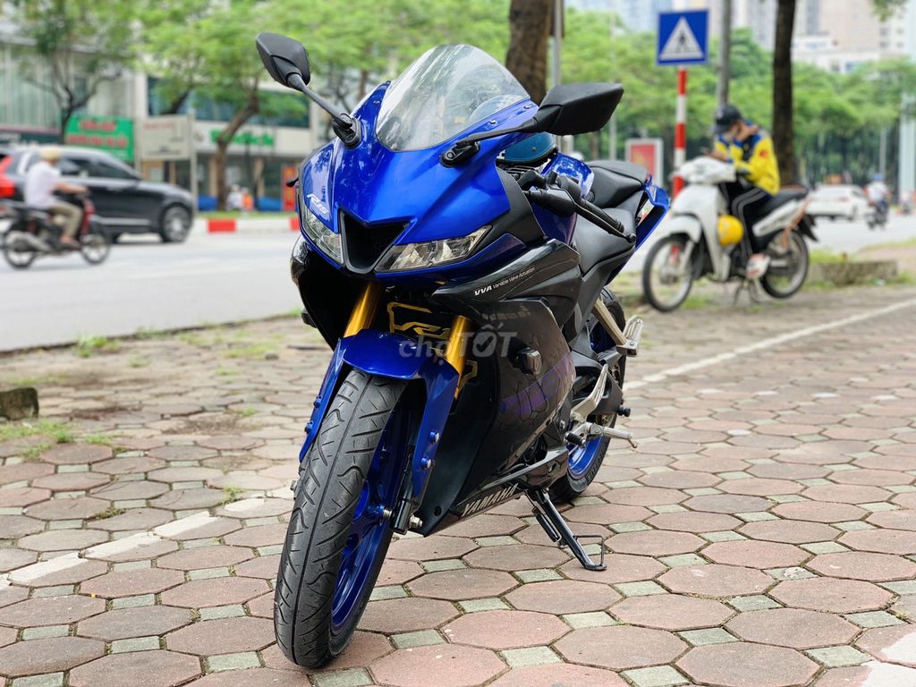 Yamaha R15 V3 Xanh Đen Bản Mới 2023 Biển29 Xe Nhập. Mua bán Xe máy tại Quận Nam Từ Liêm Hà Nội được đăng bởi Trí Thành hình 1