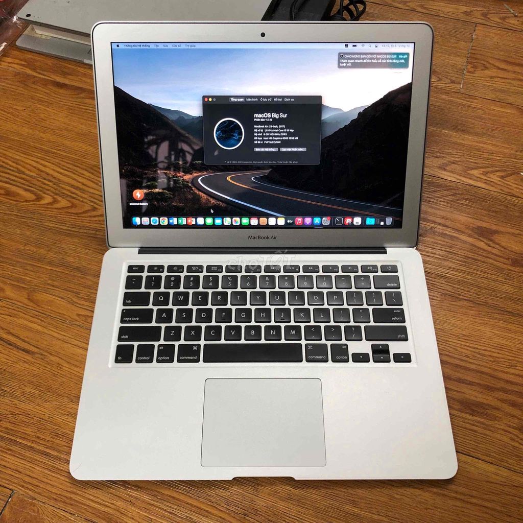 Macbook Air 2017 i5/8g/ssd128g zin pin97% - 4tr9