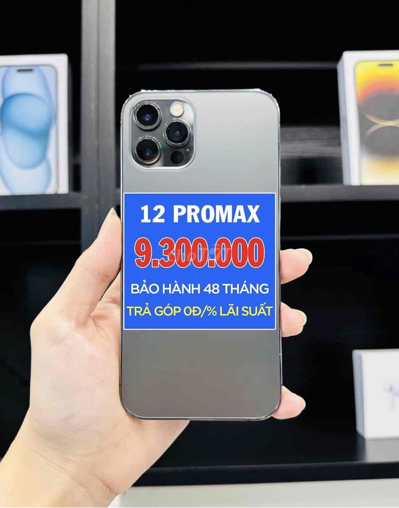 🍏12PROMAX 128gb đủ màu nguyên zin góp bao đậu SV