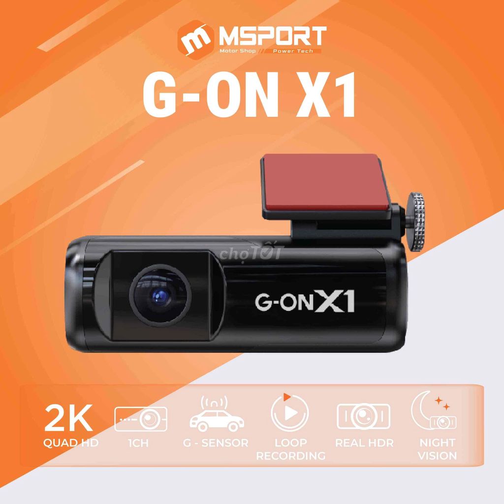 Camera hành trình G-ON X1. Mua bán Máy ảnh, Máy quay tại Quận Bình Thuỷ Cần Thơ được đăng bởi nguyễn hải long hình 1