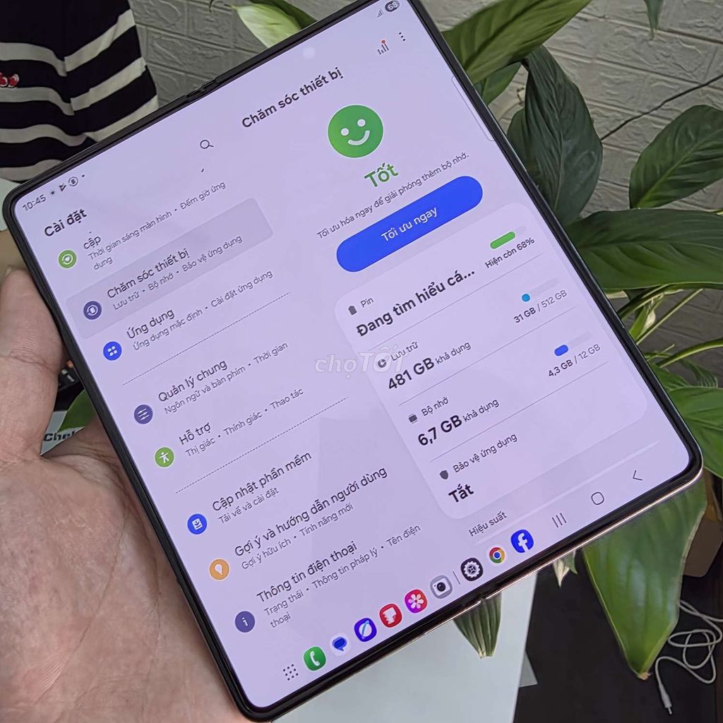 Samsung Z Fold 4 512GB Việt Nam 99%. Mua bán Điện thoại tại Quận Thanh Xuân Hà Nội được đăng bởi tot didong hình 1