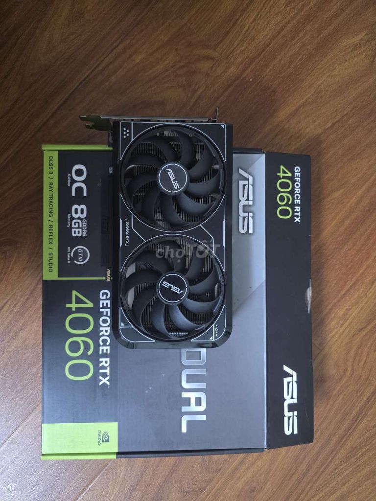 Card màn hình ASUS Dual RTX 4060 OC 8GB GDDR6. Mua bán Linh kiện (RAM, Card...) tại Huyện Thanh Trì Hà Nội được đăng bởi Minh Hoàng hình 1