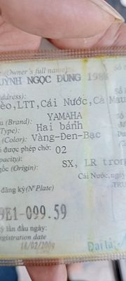 Yamaha Sirius Vàng-Đen-Bạc. Mua bán Xe máy tại Huyện Phụng Hiệp Hậu Giang được đăng bởi mr long