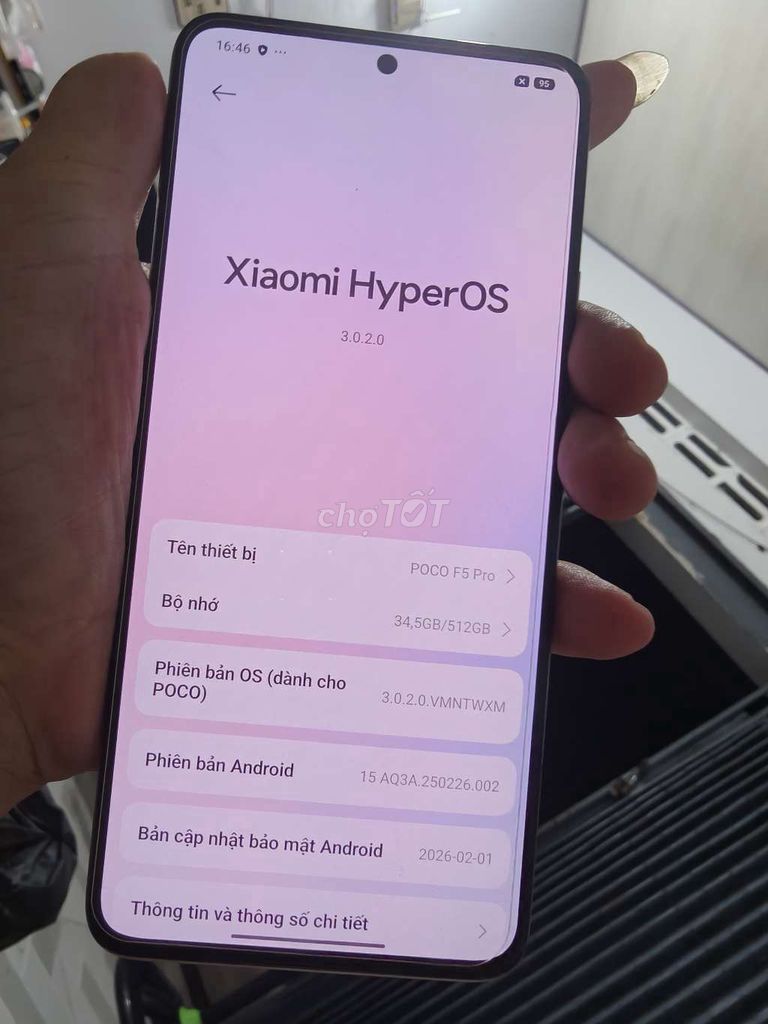 Xiaomi POCO F5 PRO 5G 512gb cày game, Grap. Mua bán Điện thoại tại Thành phố Bến Tre Bến Tre được đăng bởi Từ Tuấn Bến Tre hình 1