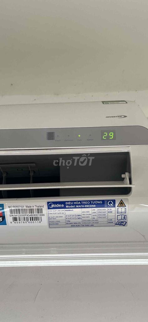 Điều hòa Midea MAFA-09CDN8 Trắng. Mua bán Máy lạnh, điều hoà tại Quận 4 Tp Hồ Chí Minh được đăng bởi Nguyễn Văn Trường An hình 1