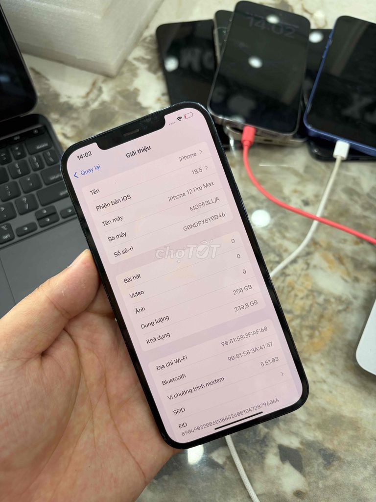 Apple iPhone 12 Pro Max 256GB Xanh. Mua bán Điện thoại tại Huyện Thanh Trì Hà Nội được đăng bởi Đoàn Xuân Tùng hình 1