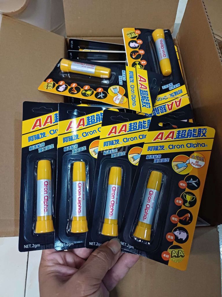 Keo dán Aron Alpha AA. Mua bán Nội thất, đồ gia dụng khác tại Huyện Yên Phong Bắc Ninh được đăng bởi Lê Văn Thêm hình 1