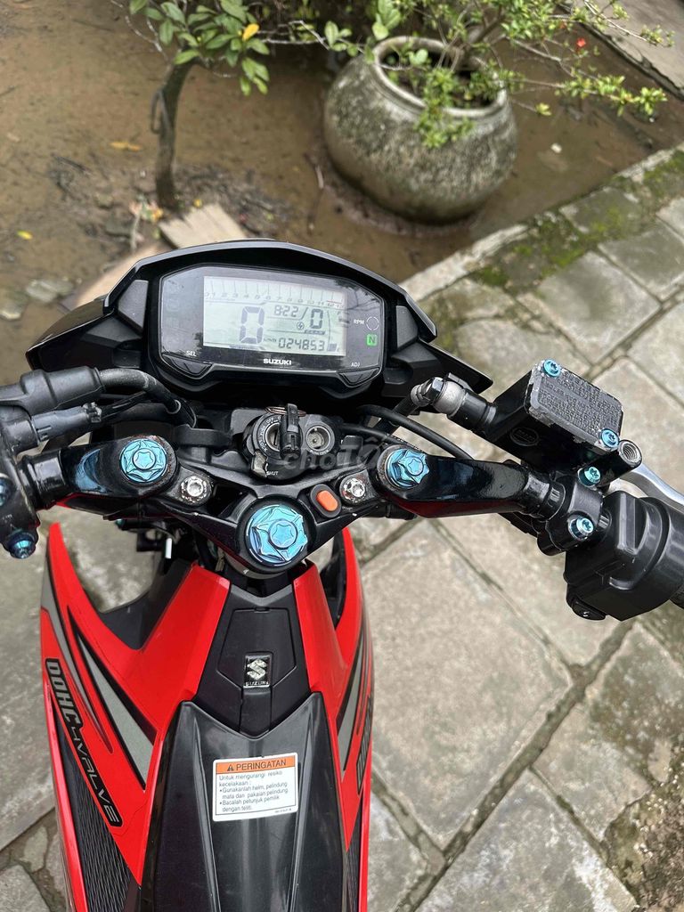 Suzuki Satria 2019 Đỏ Đen Zin. Mua bán Xe máy tại Quận Ô Môn Cần Thơ được đăng bởi Minh thuận ô môn hình 5