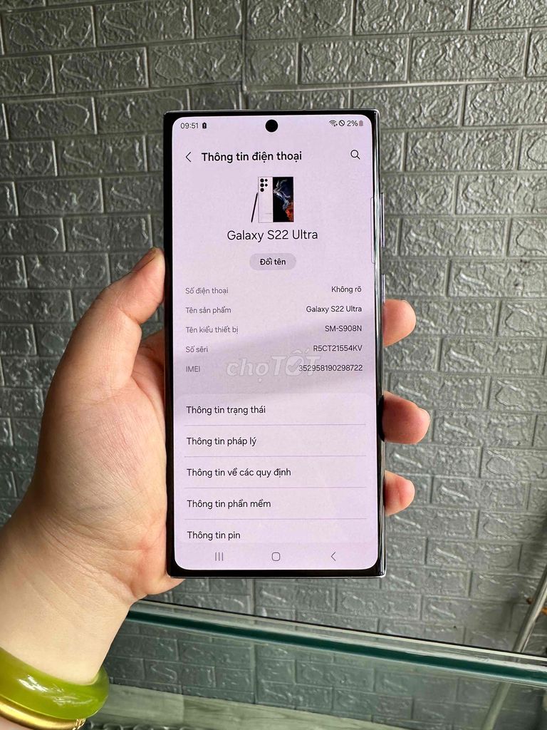 Samsung galaxy S22 Ultra ram12/512gb. Mua bán Điện thoại tại Quận Hoàng Mai Hà Nội được đăng bởi Phương Mai hình 4