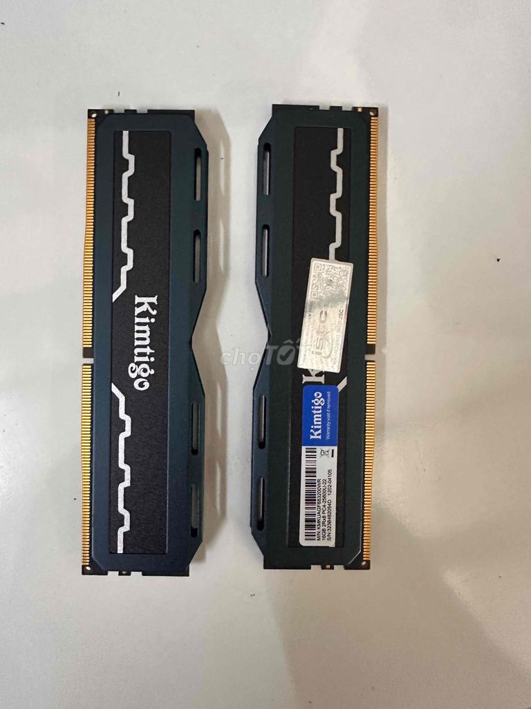 RAM Kimtigo 32GB (16GBx2) 3200MHz KMKUAGF683200WR. Mua bán Linh kiện (RAM, Card...) tại Quận Cẩm Lệ Đà Nẵng được đăng bởi Nam long hình 1