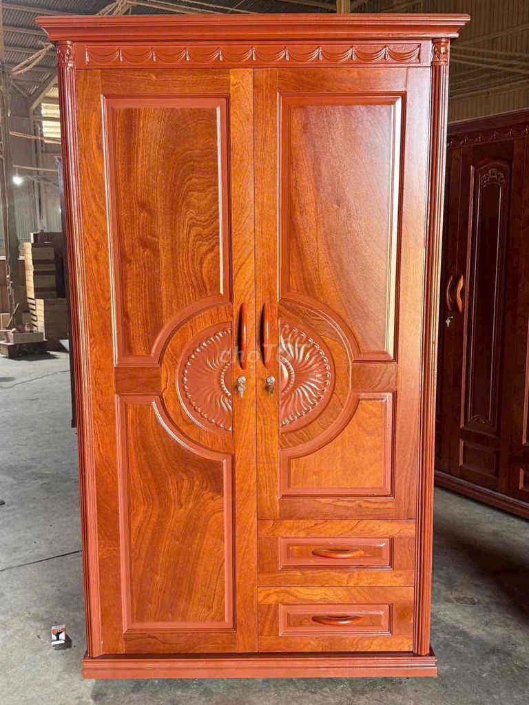 Tủ quần áo Gỗ Hiện đại Nâu đỏ, vàng nhạt. Mua bán Tủ, kệ gia đình tại Quận Gò Vấp Tp Hồ Chí Minh được đăng bởi Đồ Gỗ Giá Xưởng hình 1