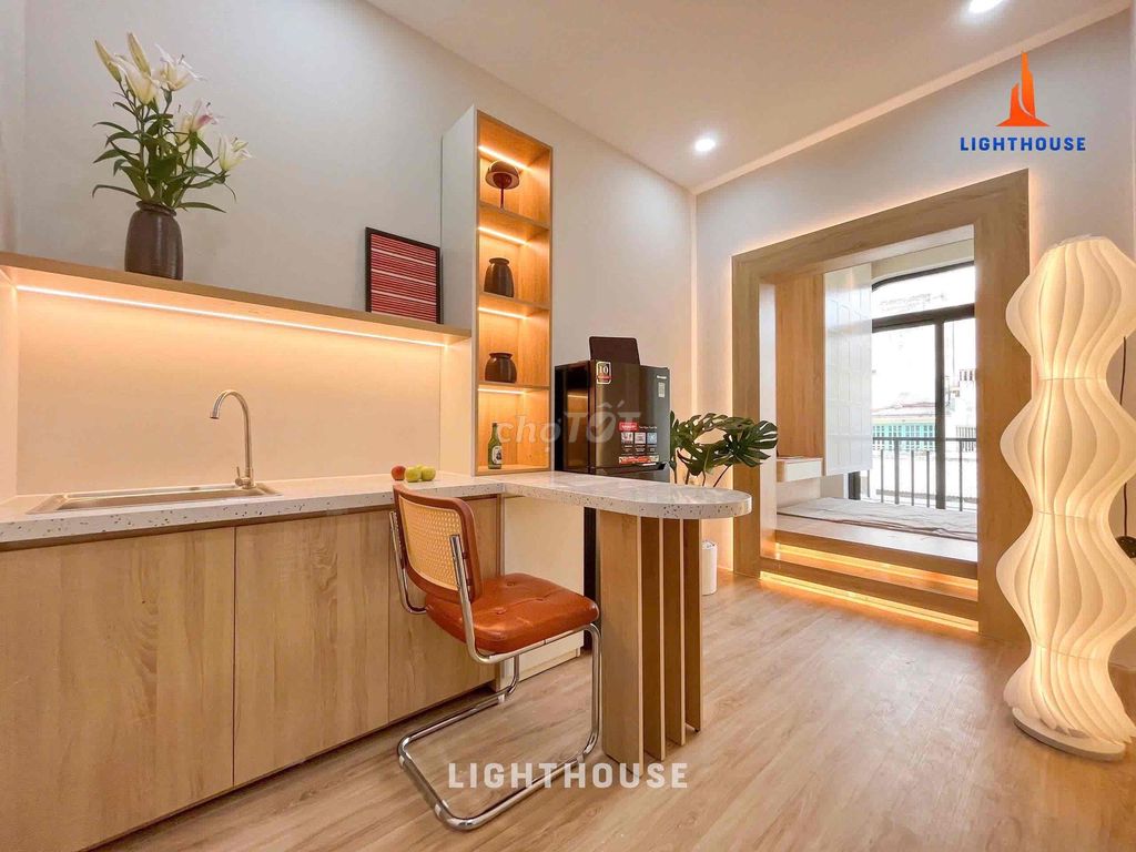 Cho Thuê Căn Hộ 1PN Ban Công Full Nội Thất Cao Cấp Gần Lotte Quận 7