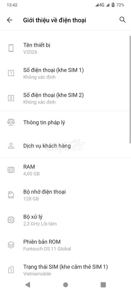 Vivo Y12s 4GB 128GB. Mua bán Điện thoại tại Thành phố Thủ Đức Tp Hồ Chí Minh được đăng bởi Duy Nguyễn hình 1