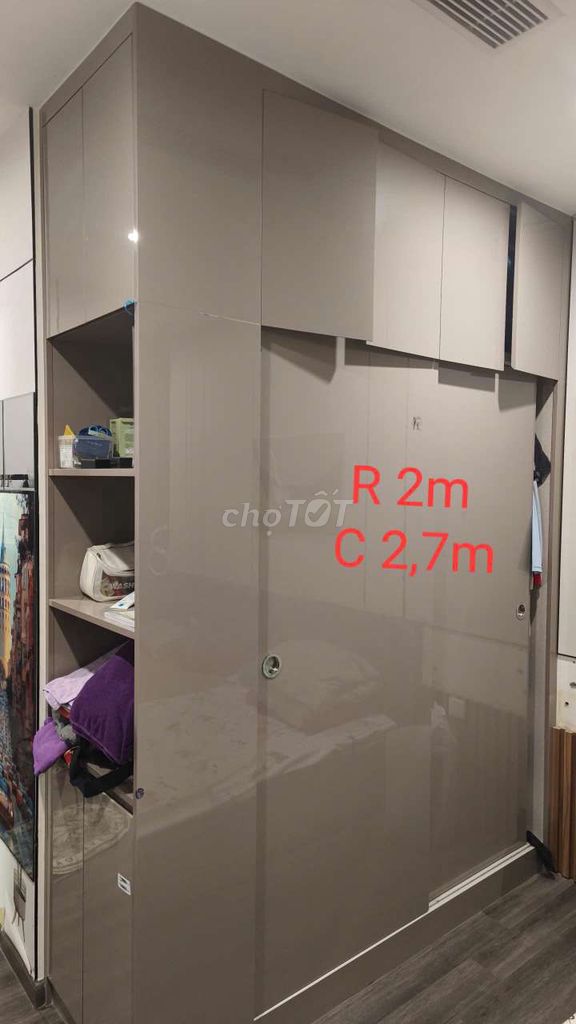 Tủ quần áo Gỗ An Cường Acrylic Xám 2m 98%. Mua bán Tủ, kệ gia đình tại Quận Hà Đông Hà Nội được đăng bởi hùng hình 1