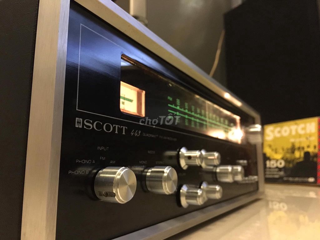 0901085086 - Ampli Scott 443 (400W , 8 sắt RCA)