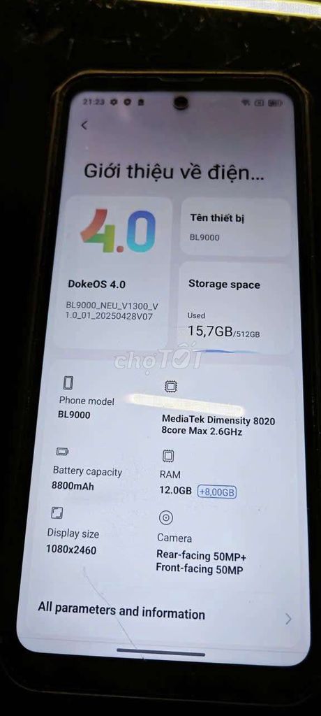 black view Bl 9000 like new 97% có sạc nhanh . Mua bán Điện thoại tại Huyện Thanh Oai Hà Nội được đăng bởi Nguyễn Trọng Quang Thắng hình 1