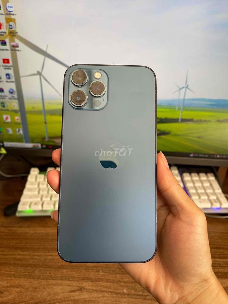 12 Pro Max 128GB Xanh Zin All, Full chức năng. Mua bán Điện thoại tại Quận Lê Chân Hải Phòng được đăng bởi Huy Tưởng Mobile hình 1