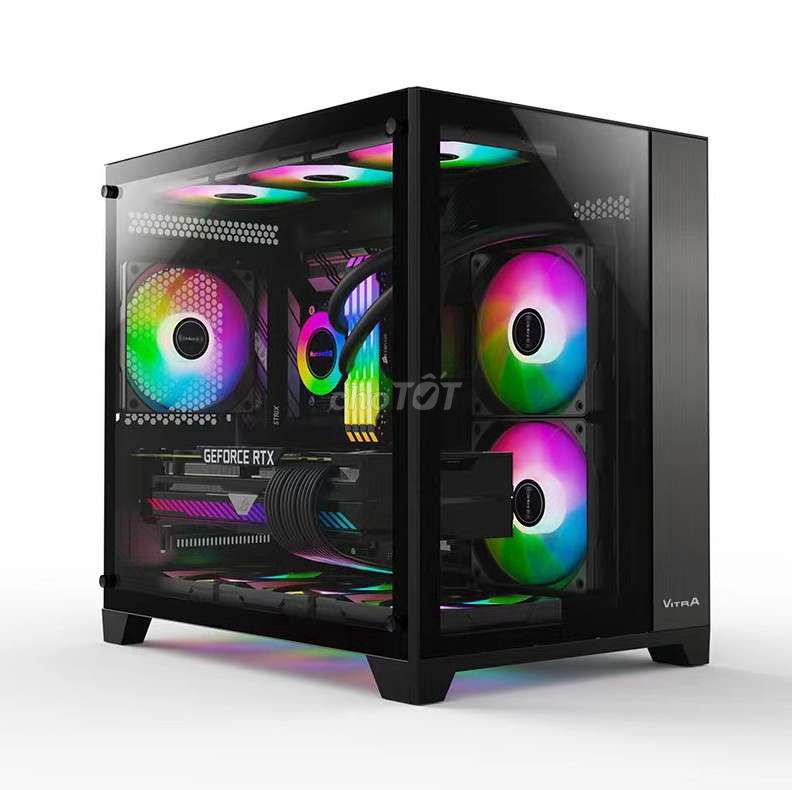 Vitra Cystal S1 Black Lite M-ATX. Mua bán Linh kiện (RAM, Card...) tại Quận Cầu Giấy Hà Nội được đăng bởi Me hình 1