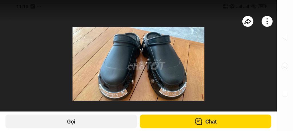 Dép Balenciaga Unisex Cao su Đen. Mua bán Giày dép tại Quận 1 Tp Hồ Chí Minh được đăng bởi trinhnguyễn hình 1