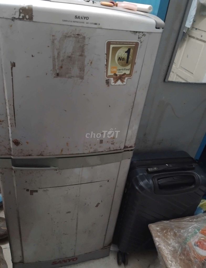 Tủ lạnh Sanyo SR-11FN Xám. Mua bán Tủ lạnh tại Quận Cầu Giấy Hà Nội được đăng bởi Đặng thuỳ dương hình 1