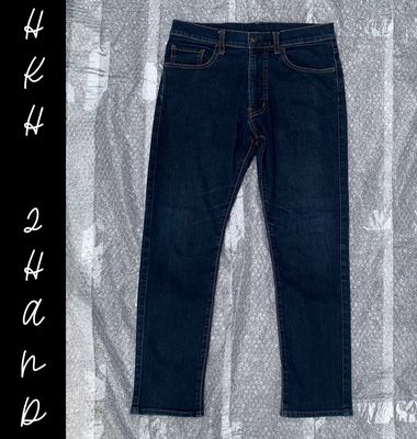 Quần jeans nam UNIQLO xanh đậm, size 30, FREESHIP