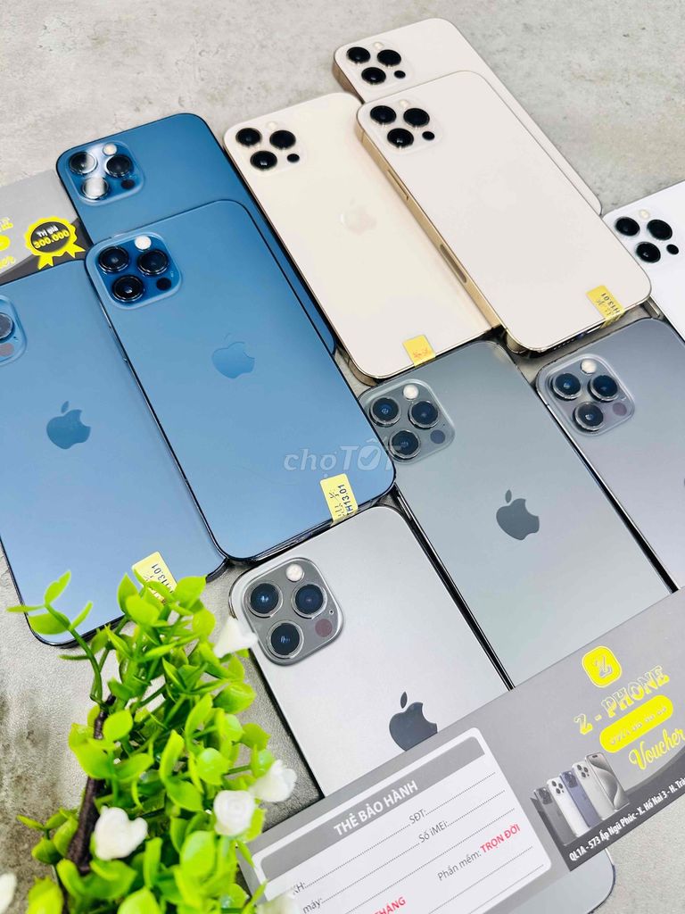 Ở đây có sẵn 12PRM 128GB Full mẫu mã sale hời👇🏻😍