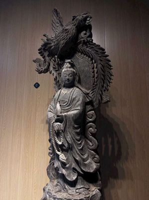 Tượng Phật Quan Âm gỗ nâu đen. Mua bán Đồ sưu tầm, đồ cổ tại Quận Liên Chiểu Đà Nẵng được đăng bởi công ty phát triển công nghệ 