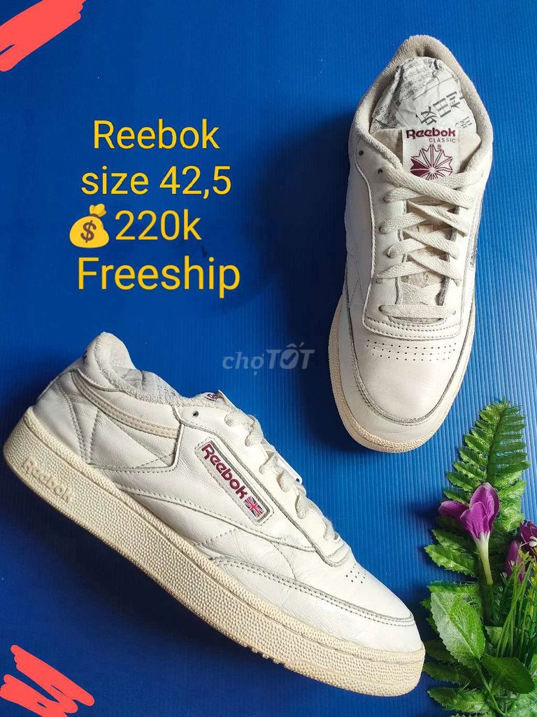 Reebok size 42,5 chính hãng siêu đẹp có ship cod