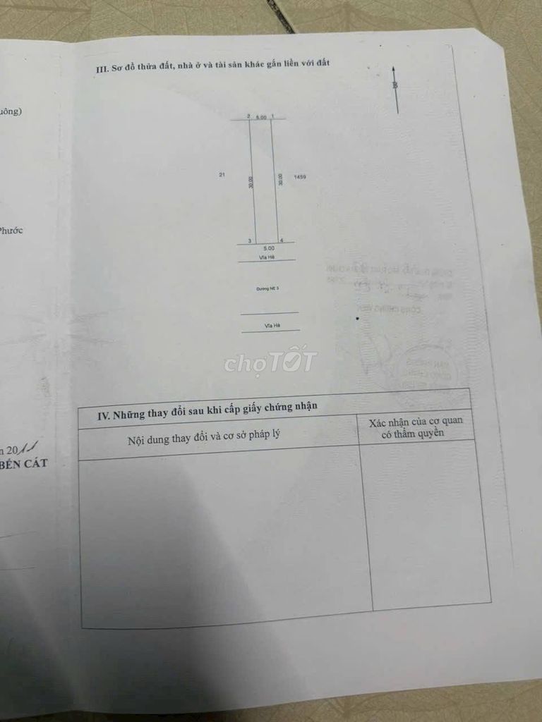 Bán đất mặt tiền NE3 Mỹ Phước, 150m2, giá 2.35 tỷ
