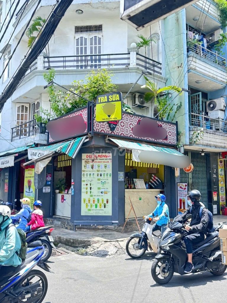 Sang quán trà sữa cafe căn góc 2 mặt tiền đẹp Quận Tân Bình