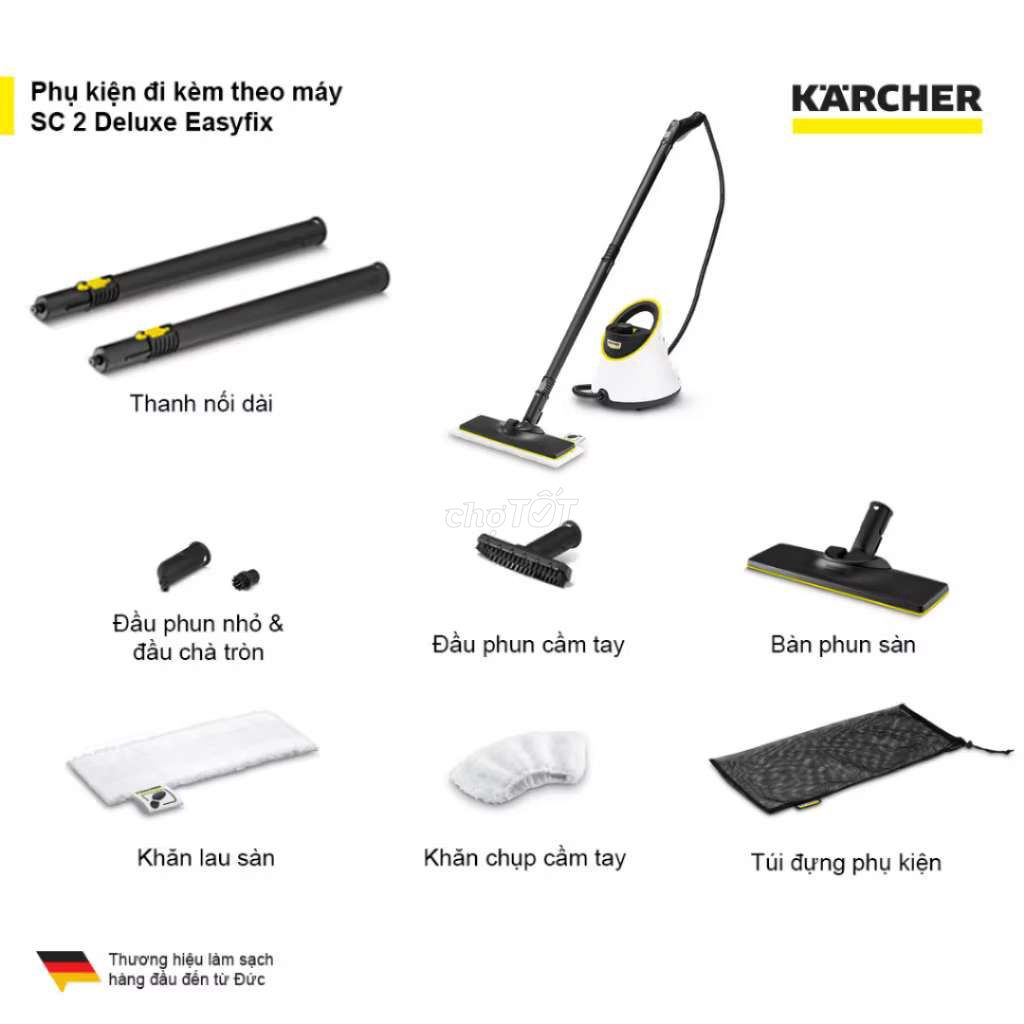 Máy làm sạch Karcher SC 2 Deluxe Easyfix. Mua bán Thiết bị vệ sinh, nhà tắm tại Huyện Xuân Lộc Đồng Nai được đăng bởi Nam Nguyễn hình 1