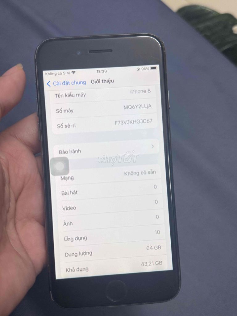 iPhone 8 64GB Đen Đã qua sử dụng. Mua bán Điện thoại tại Quận Cẩm Lệ Đà Nẵng được đăng bởi nguyễn thảo nguyên hình 1