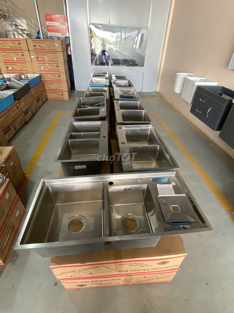 Chậu rửa bát Inox 304 2 hố. Mua bán Thiết bị vệ sinh, nhà tắm tại Huyện Đông Anh Hà Nội được đăng bởi Hào hình 1