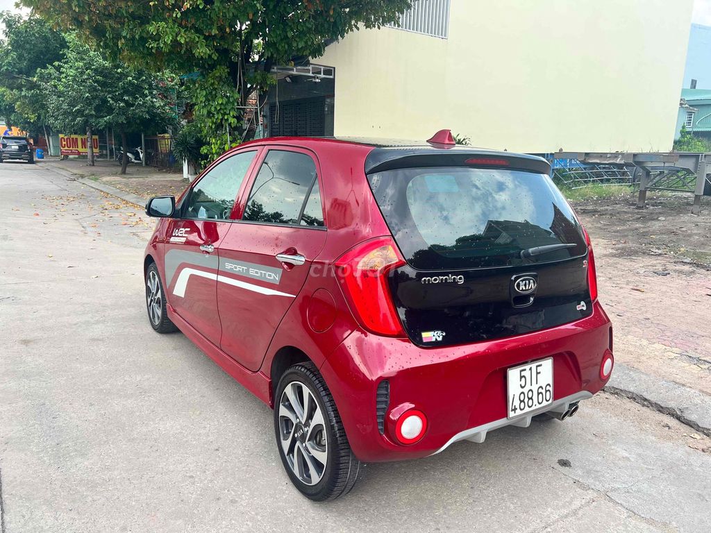 Kia Morning 2017 Si 1.25 AT Bản Limited Đỏ Đen. Mua bán Ô tô tại Thành phố Dĩ An Bình Dương được đăng bởi Hiếu Auto Nghĩa Phát hình 5